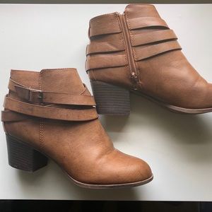 Tan Ankle Booties